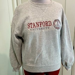 Vintage Stanford University Sweatshirt by Russell Athletic, Embroidered |Size L
